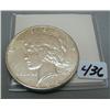 1926-S Peace Silver Dollar AU cleaned
