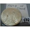 Image 2 : 1927-D Peace Silver Dollar XF Cleaned
