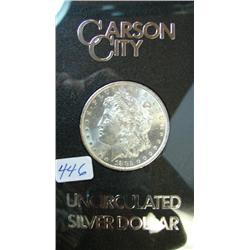 1882 Carson City Morgan Silver Dollar GSA Holder BU