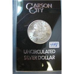 1884 Carson City Morgan Silver Dollar GSA Holder BU