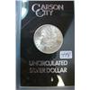 1884 Carson City Morgan Silver Dollar GSA Holder BU