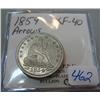 Image 1 : 1854 Arrows Seated Liberty Quarter XF-40