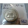 Image 2 : 1854 Arrows Seated Liberty Quarter XF-40