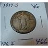 Image 1 : 1917-S Type I Standing Liberty Quarter VG
