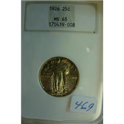 1926 Standing Liberty Quarter NGC MS65