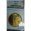 Image 1 : 1893-S $20.00 Liberty Gold Coin NGC MS61