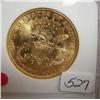 Image 2 : 1893-S $20.00 Liberty Gold Coin NGC MS61