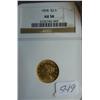 1878 $2.50 Liberty Head Gold Coin NGC AU58