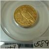 Image 2 : 1909-D $5 Indian Head Gold Coin PCGS MS64