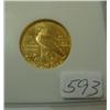 Image 2 : 1914 $5.00 Indian head gold coin NGC MS62