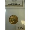 1911 $2.50 Indian Head Gold Coin NGC MS62
