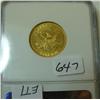 Image 2 : 1907 $5.00 Liberty Gold Coin NGC AU 58