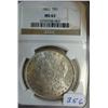 Image 1 : 1883 Morgan Silver Dollar NGC MS63