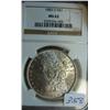 Image 1 : 1883-O Morgan Silver Dollar NGC MS62