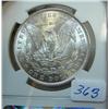 Image 2 : 1885 Morgan Silver Dollar NGC MS62