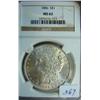 1886 Morgan Silver Dollar NGC MS62