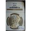 Image 1 : 1889 Morgan Silver Dollar NGC MS62