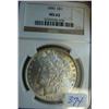 Image 1 : 1890 Morgan Silver Dollar NGC MS62