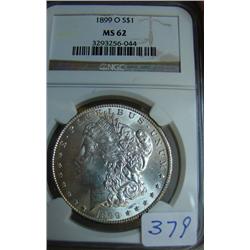 1899-O Morgan Silver Dollar NGC MS62