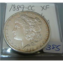 1899 Carson City Morgan Silver Dollar XF Improperly Cleaned