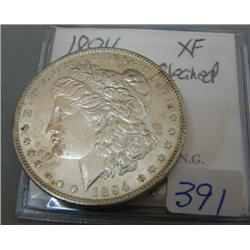1894 Morgan Silver Dollar XF Cleaned