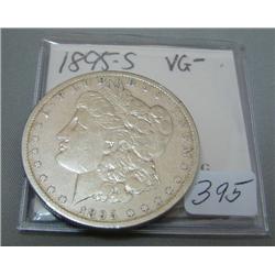 1895-S Morgan Silver Dollar VG