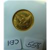 Image 2 : 1853 $2.50 Liberty Gold Coin NGC MS 61