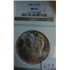 1883-O Carson City Morgan Silver Dollar NGC MS 63