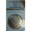 1887 Morgan Silver Dollar NGC MS 63