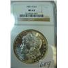 1887-S Morgan Silver Dollar NGC MS 63