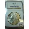 1889 Morgan Silver Dollar NGC MS 62