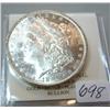 1891-O Morgan Silver Dollar BU Scratched