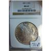 1891 S Morgan Silver Dollar NGC MS 62
