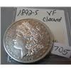 1892-S Morgan Silver Dollar NGC VF Cleaned