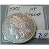 1901 Morgan Silver Dollar XF Cleaned