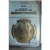 1901-O Morgan Silver Dollar NGC MS 62