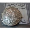 1903-S Morgan Silver Dollar VF/XF Cleaned