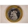 Image 2 : CASINO $10 SILVER TOKEN1996 ONEIDA BINGO & CASINO