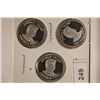 Image 1 : 3-1/10TH TROY OZ. .999 FINE SILVER PROOF ROUNDS: