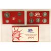 Image 2 : 1999 US SILVER PROOF SET (WITH BOX) THIS IS A