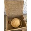 Image 2 : Lidded basket and contents