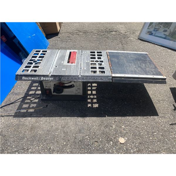 Rockwell Beaver table saw