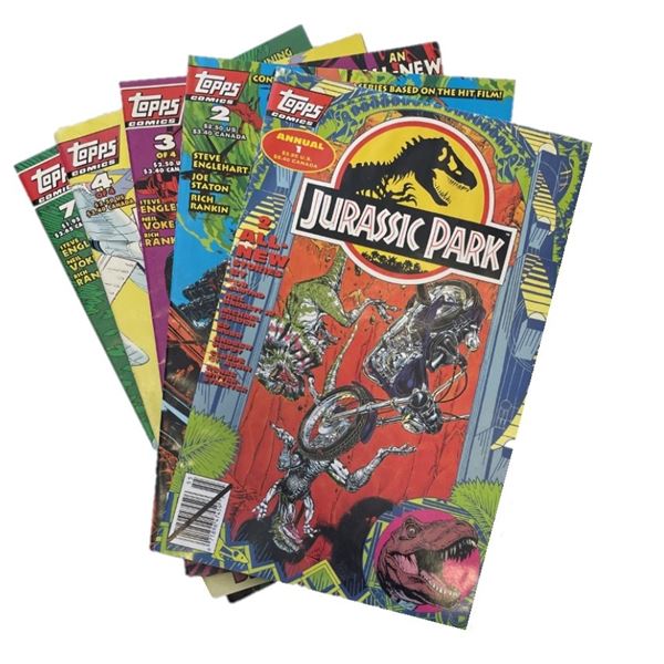 Topps Comics Jurassic Park , FIVE Comics