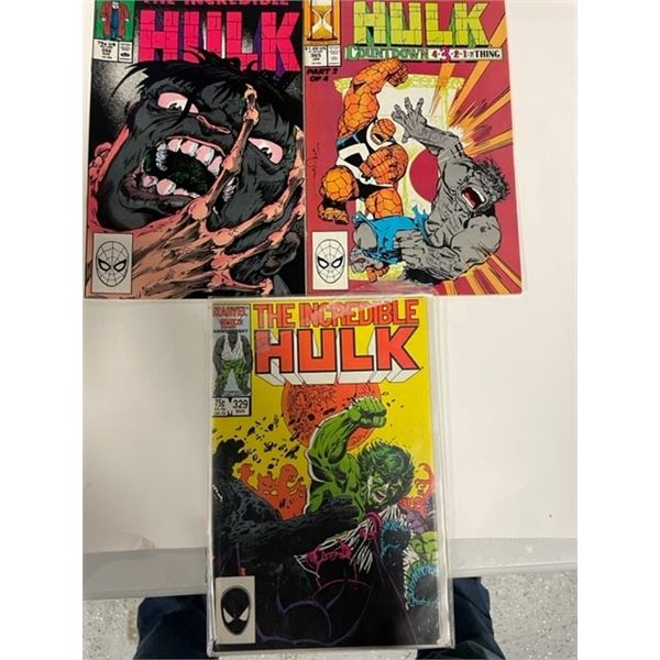 The Incredible Hulk #329 #358 #365