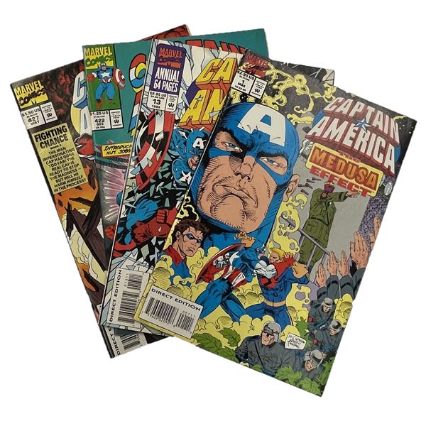 Marvel Comics, Captain America, FOUR COMICS