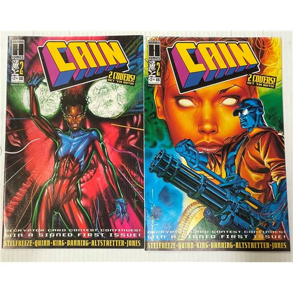 Harris Comics, CAIN, Both Covers