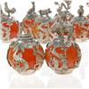 Image 3 : Silver Plate & Chinese Amber Zodiac Set (CLB-083)