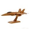 Image 2 : Handcarved Teak F-18 Model  (CLB-147)