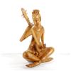 Image 4 : Hand Carved Teak Pair Musician Statues (CLB-221)