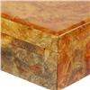 Image 3 : Solid Burl Box Handmade Rare Afzelia Wood (DEC-133)